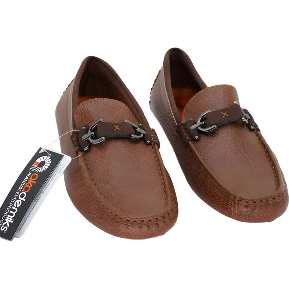 Akademiks Dover Driving Loafers Tan Slip-On Men's US 7M - Picture 1 of 6